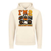 Vintage Artic i'm two this is how i roll monster truck birthday Vintage Hoodie - Jasminsmagicworld