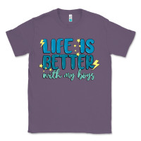 Lavender life is better with my boys Classic Tee - MaliasSmallBusiness
