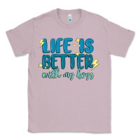 Lilac life is better with my boys Classic Tee - MaliasSmallBusiness