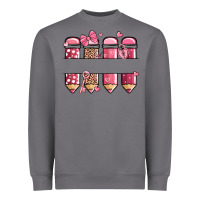 Storm custom name valentine's day school pencils Heavyweight Sweatshirt - MaliasSmallBusiness