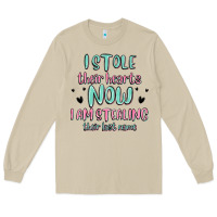 Mushroom i stole their hearts now i am stealing their last Long Sleeve Tee - MaliasSmallBusiness
