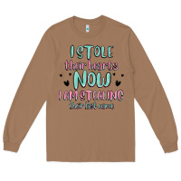 Toasted Coconut i stole their hearts now i am stealing their last Long Sleeve Tee - MaliasSmallBusiness