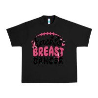Black tackle breast cancer Urban Heavy Tee - MaliasSmallBusiness