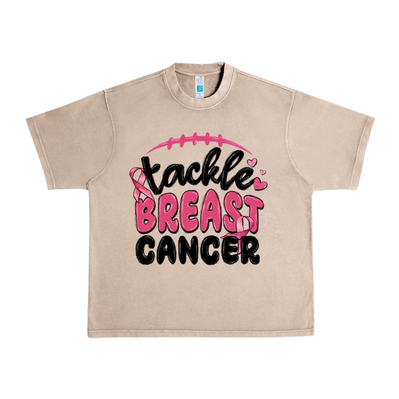 Tackle Breast Cancer Urban Heavy Tee by MaliasSmallBusiness | Teevron