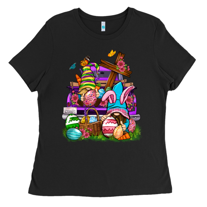 Easter Gnomies Truck Easter Day Ladies Tee by Neo Western | Teevron