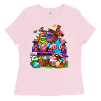 Bubblegum Pink Easter gnomies truck Easter Day Ladies Tee - Neo Western