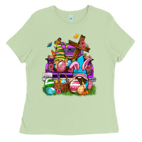 Matcha Easter gnomies truck Easter Day Ladies Tee - Neo Western