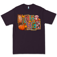 Plum blessed thanksgiving Premium Tee - FaDigitalArtStudio