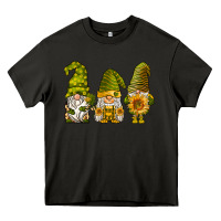 Asphalt sunflower gnomies Heavy Core Tee - BarkalooDesign