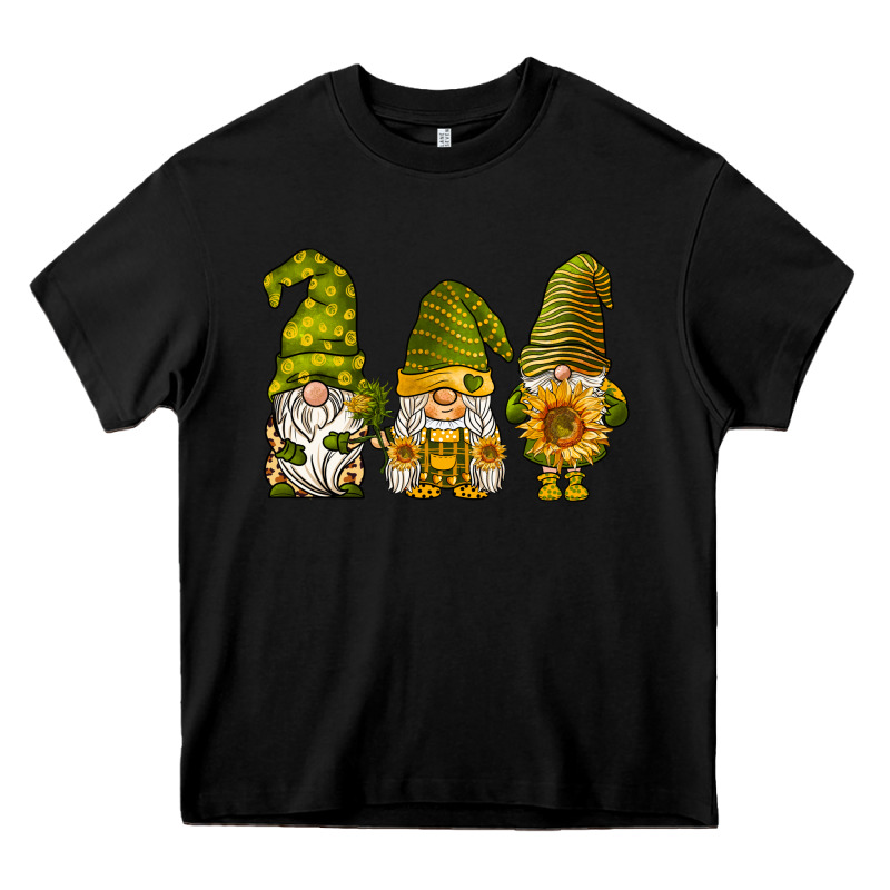 Sunflower Gnomies Heavy Core Tee by BarkalooDesign | Teevron