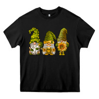 Black sunflower gnomies Heavy Core Tee - BarkalooDesign