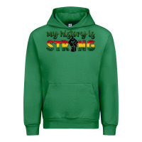 Emerald My history is strong Urban Hoodie - FaDigitalArtStudio