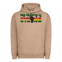Pigment Burro My history is strong Urban Hoodie - FaDigitalArtStudio