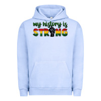 Pigment Grape Ice My history is strong Urban Hoodie - FaDigitalArtStudio
