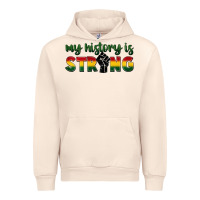 Sandshell My history is strong Urban Hoodie - FaDigitalArtStudio