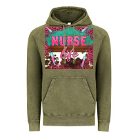 Vintage Olive western nurse life needle Vintage Hoodie - BarkalooDesign