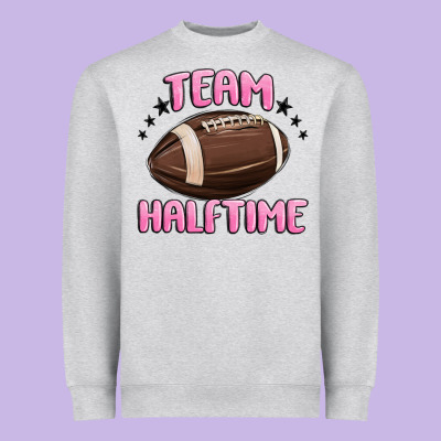 Team Halftime Football Heavyweight Sweatshirt Designed By Maliassmallbusiness