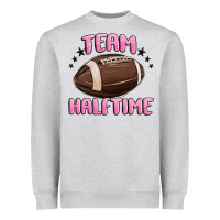 Heather Grey team halftime football Heavyweight Sweatshirt - MaliasSmallBusiness