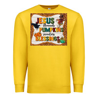 Lemon jesus flannel's pumpkins blessings Premium Sweatshirt - TumblerDesignByShophia