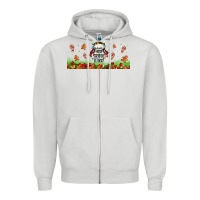 Dove Grey you serious clark Zipper Hoodie - Jasminsmagicworld