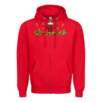 Red you serious clark Zipper Hoodie - Jasminsmagicworld