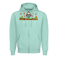 Seafoam you serious clark Zipper Hoodie - Jasminsmagicworld