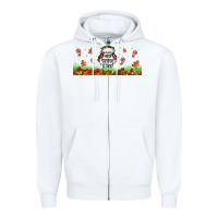 White you serious clark Zipper Hoodie - Jasminsmagicworld