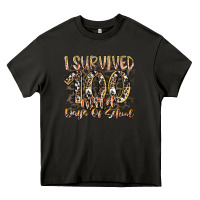 Asphalt i survived 100 wild days of school Heavy Core Tee - RacoonDesign