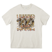 Cream i survived 100 wild days of school Heavy Core Tee - RacoonDesign