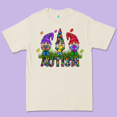 Autism Gnome Premium Tee Designed By Cowhidedigitalart