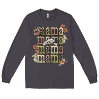 Smoke mama mama mama mama western flower Long Sleeve Tee - NancyCooperArtShop