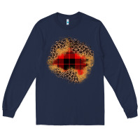 Navy christmas patch Long Sleeve Tee - JahusDesignShop