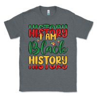 Charcoal Heather i am black history Classic Tee - MaliasSmallBusiness