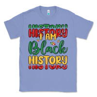 Colony Blue i am black history Classic Tee - MaliasSmallBusiness