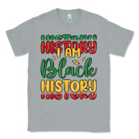 Heather Grey i am black history Classic Tee - MaliasSmallBusiness