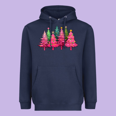 Christmas Tress With Lights Heavyweight Hoodie Designed By Texasbilliewilder