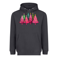 Smoke christmas tress with lights Heavyweight Hoodie - texasbilliewilder