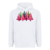 White christmas tress with lights Heavyweight Hoodie - texasbilliewilder