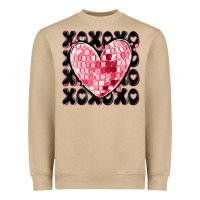 Mushroom xoxo heart valentine's day Heavyweight Sweatshirt - MaliasSmallBusiness