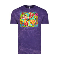 Cloud Purple fruit plate Vintage Tee - Jasminsmagicworld