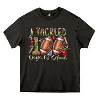 Asphalt I Tackled 100 Days of School Heavy Core Tee - RacoonDesign
