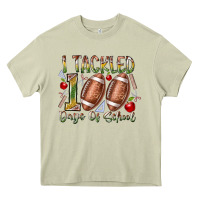 Mossy I Tackled 100 Days of School Heavy Core Tee - RacoonDesign