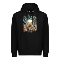 Black Born to be free 4th of july Premium Hoodie - HowdyJamesFarm