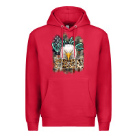 Cardinal Born to be free 4th of july Premium Hoodie - HowdyJamesFarm