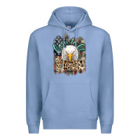 Colony Blue Born to be free 4th of july Premium Hoodie - HowdyJamesFarm