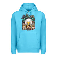 Ocean Blue Born to be free 4th of july Premium Hoodie - HowdyJamesFarm