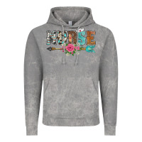 Cloud Rock western nurse arrow floral Vintage Hoodie - BarkalooDesign