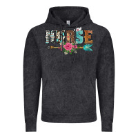 Vintage Black western nurse arrow floral Vintage Hoodie - BarkalooDesign