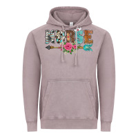 Vintage Zinc western nurse arrow floral Vintage Hoodie - BarkalooDesign