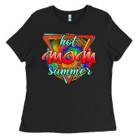 Black hot mom summer Ladies Tee - JahusDesignShop